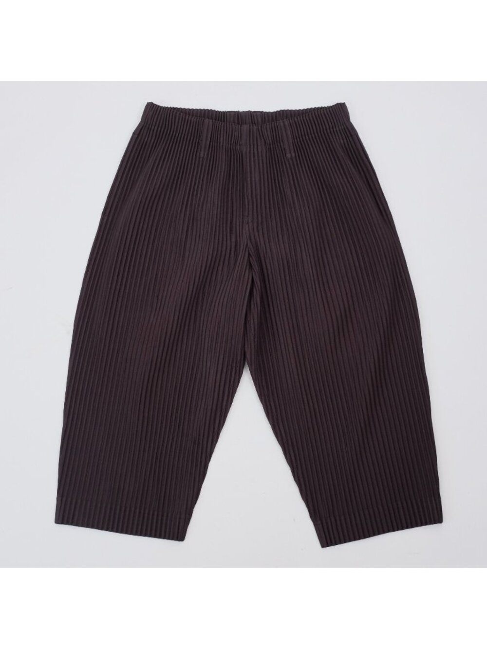 Issey Miyake Homme Plisse 2 / Medium shorts cropped pants matte black w/pockets